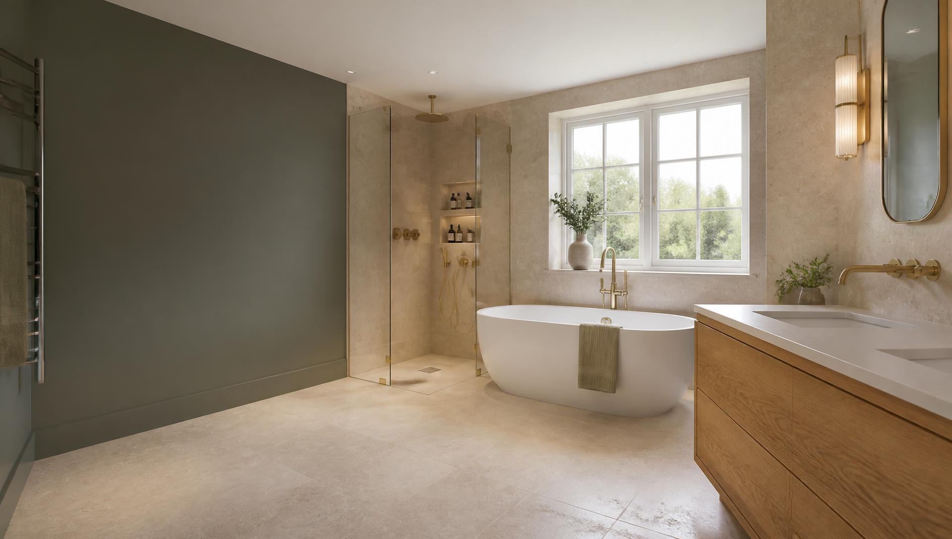Premium contemporary bathroom renovation
