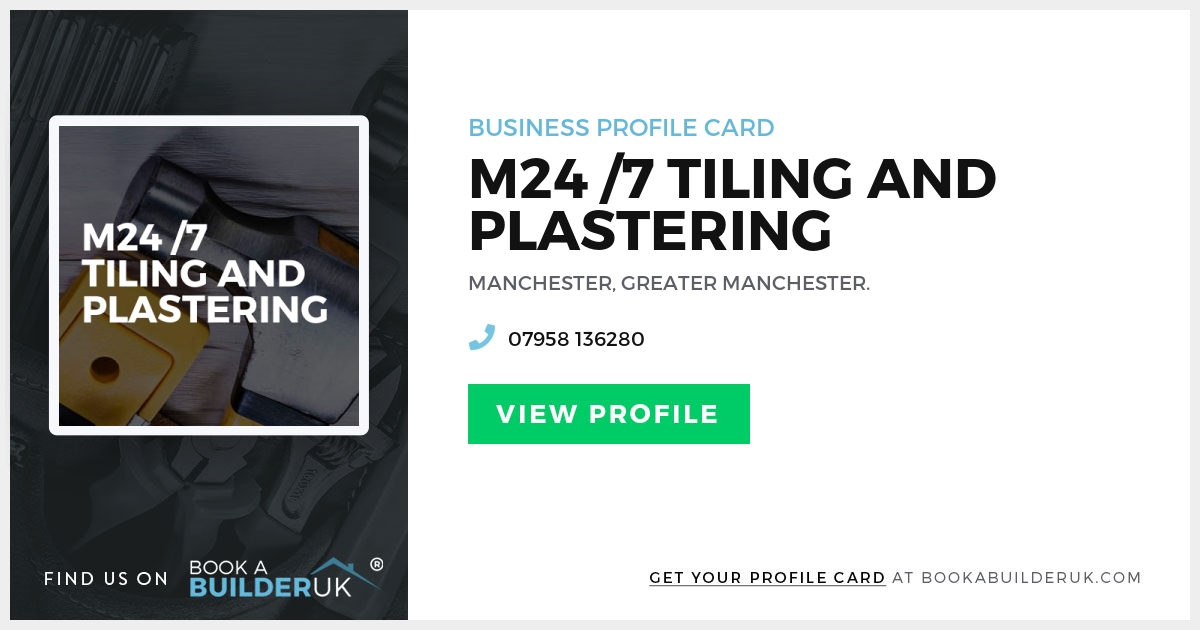 Verified M24/7 Tiling and Plastering business profile card